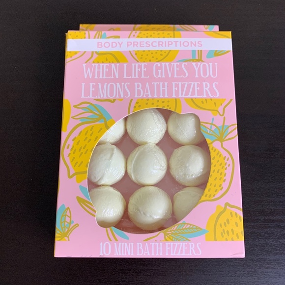 Body Prescriptions Lemon Bath Fizzers - Picture 1 of 4
